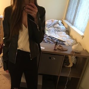 XS Express, White, bodysuit, worn once!